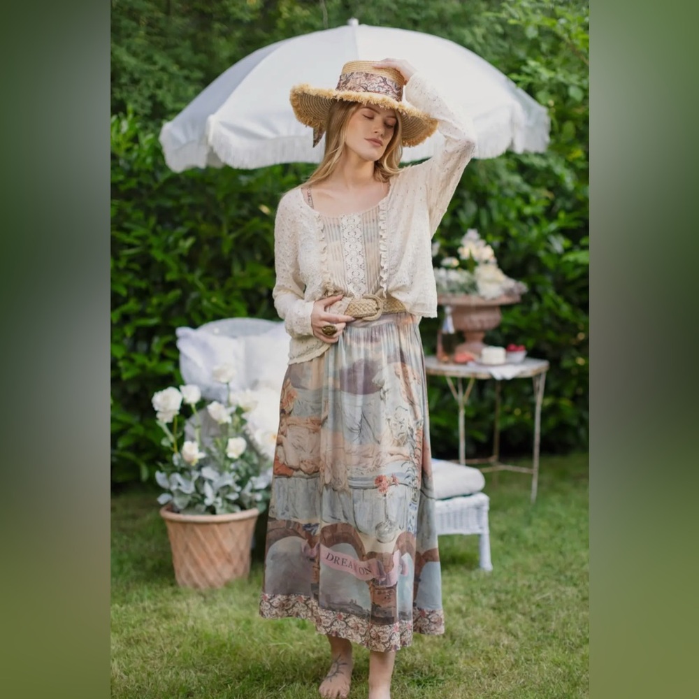 ⭐️Market of ⭐️ Imaginarium Boheme Long Dress with Moon - Picture 11 of 17